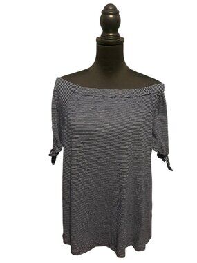 STRIPED OFF SHOULDER TOP